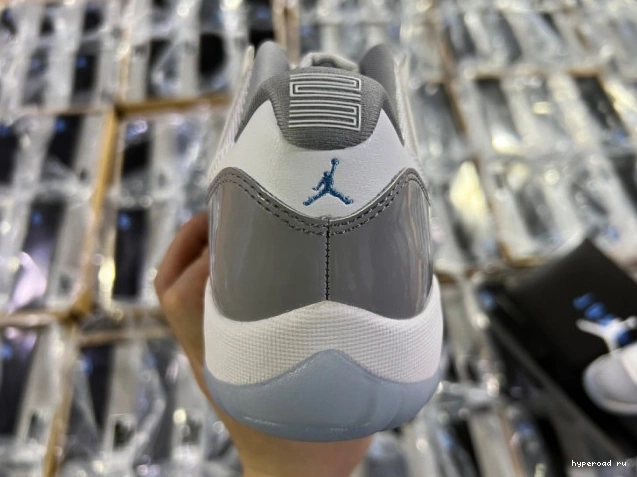 Grey Jordan Cement Low AV2187-140 11 Air 0811